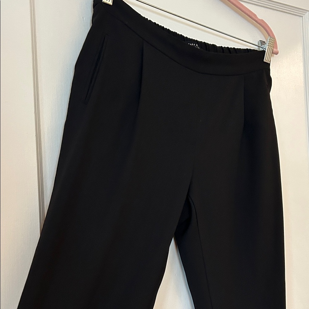 Zara Classic Basic Collection Black Pants - image 3